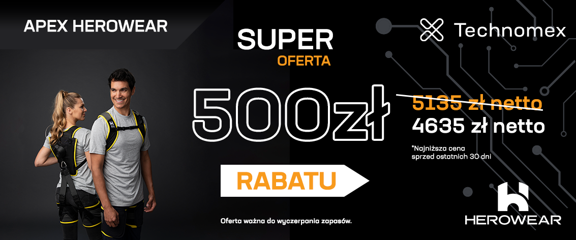 Promocja - Rabat 35% na egzoszkielet